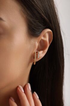 'AMBROSİA' ÇİFT SIRA KÜPE - 2