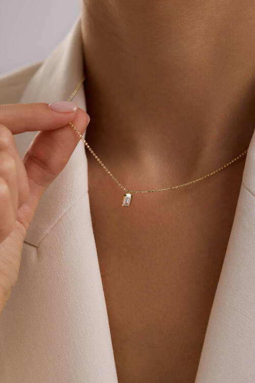 BAGET TAŞLI KOLYE - 2