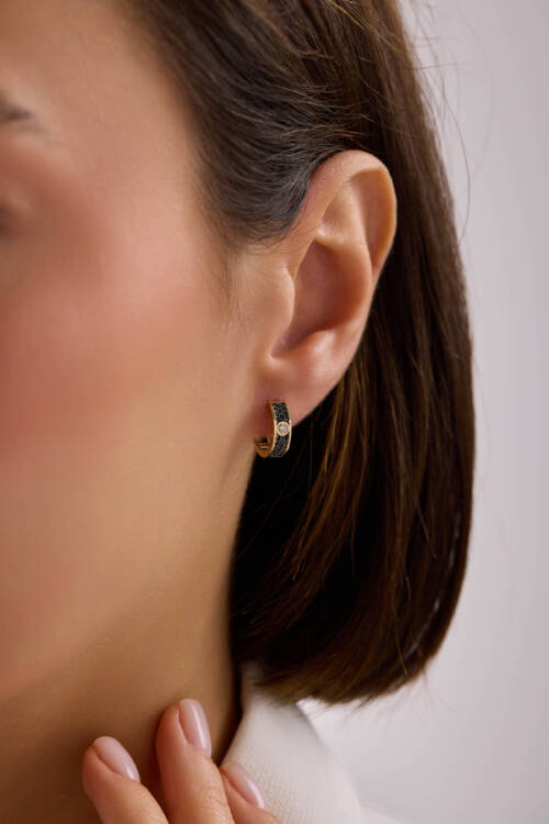 'BLACK & WHİTE' KÜPE - 1