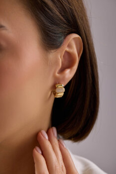 'BLESSED' TAŞLI KÜPE - 