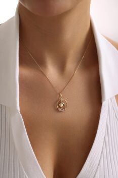 ÇEMBERLİ KALPLİ CHARM - 