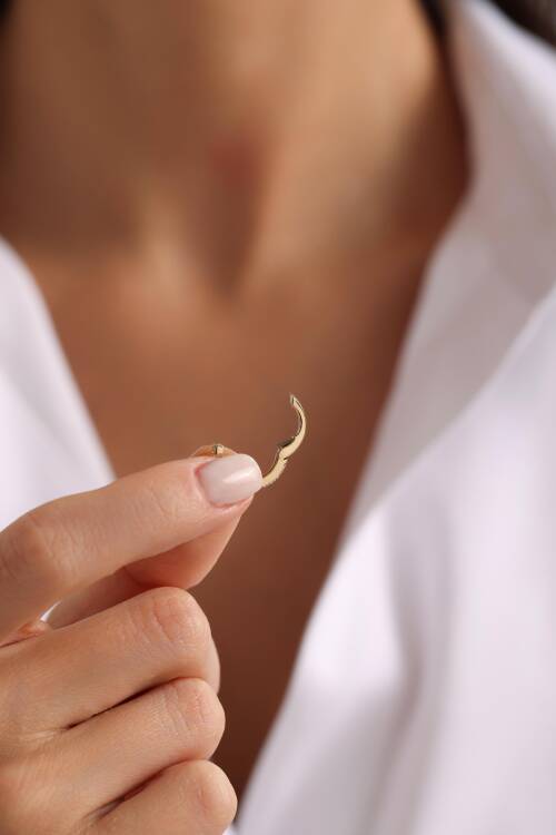 ÇİFT SIRA TAŞLI EAR CUFF - 2