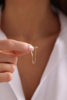 ÇUBUK ZİNCİRLİ KÜPE - 2