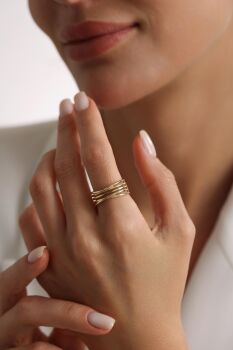  DAĞINIK BEŞ SIRALI YÜZÜK - 2