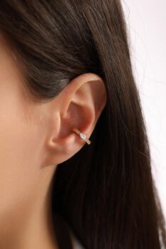 DAMLA TAŞLI EAR CUFF - 