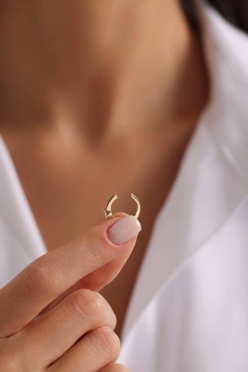 DAMLA TAŞLI EAR CUFF - 2