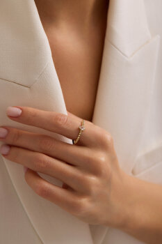 DAMLA TAŞLI VİNTAGE YÜZÜK - 