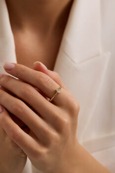 DAMLA TAŞLI VİNTAGE YÜZÜK - 2