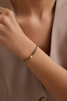 'DARE' SİYAH MİNELİ BİLEKLİK - 