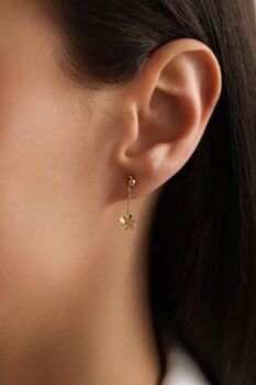 'FLOWER' ZİNCİRLİ KÜPE - 