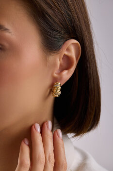 'GLOW UP' TAŞLI KÜPE - 