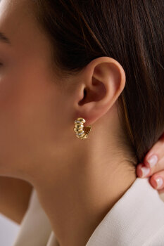 'GLOW UP' TAŞLI KÜPE - 2