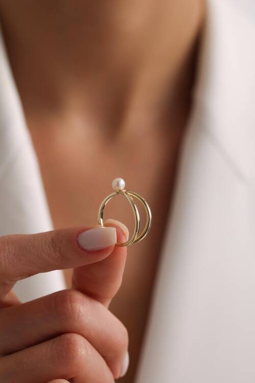 İKİLİ İNCİ YÜZÜK - 1