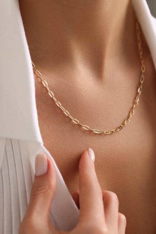 İNCE ATAÇ ZİNCİR KOLYE - 2