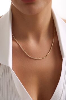 İNCE DORİKA TOPLU KOLYE - 