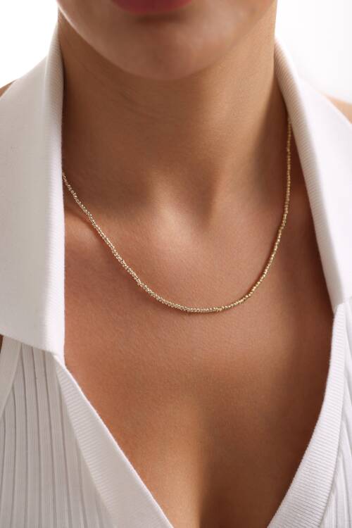 İNCE DORİKA TOPLU KOLYE - 1