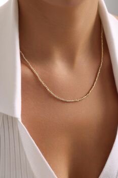 İNCE DORİKA TOPLU KOLYE - 2