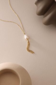 İNCİ PÜSKÜLLÜ KOLYE - 3