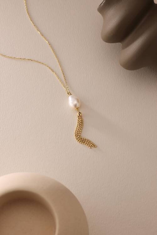 İNCİ PÜSKÜLLÜ KOLYE - 3