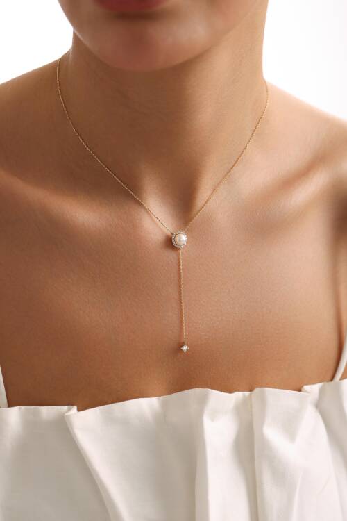 'İNCİ' SARKAN KOLYE - 1