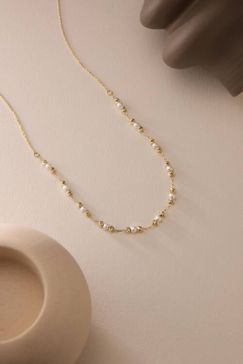 İNCİLİ VE TOPLU KOLYE - 3