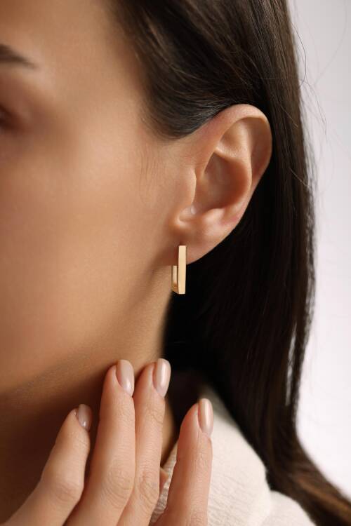 KALIN DİKDÖRTGEN KÜPE - 1