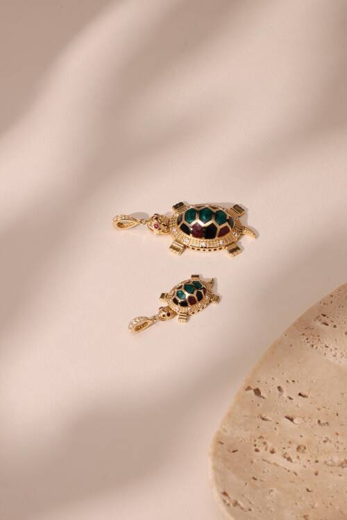 KÜÇÜK BOY KAPLUMBAĞA CHARM - 3