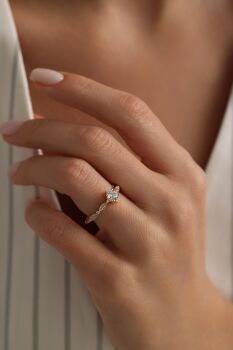 KÜÇÜK KAR TANESİ YÜZÜK - 