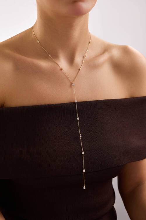 'LİGHTDROPS' UZUN KOLYE - 1