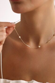 LİNE AND PEARL KOLYE - 2