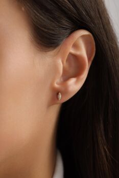 MARKİZ ŞEKİLLİ VİDALI KÜPE - 2