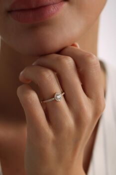 MARKİZ ŞEKLİNDE VİNTAGE YÜZÜK - 2