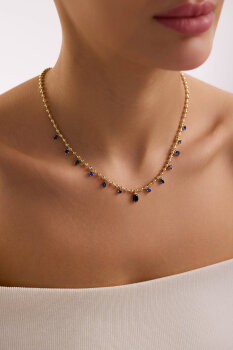 MAVİ DAMLA SHİNE BALL CHAİN - 