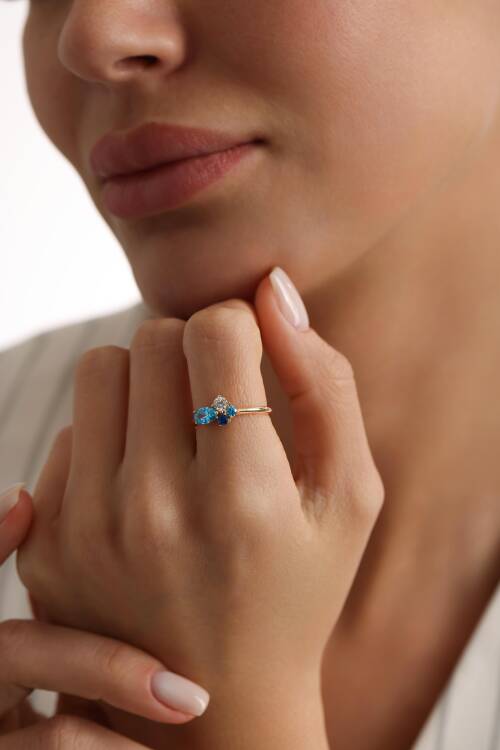 MAVİSEL YÜZÜK - 2