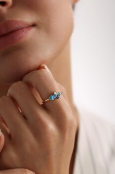 MAVİSEL YÜZÜK - 3