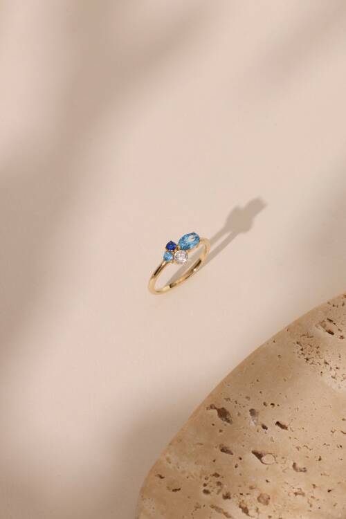 MAVİSEL YÜZÜK - 4