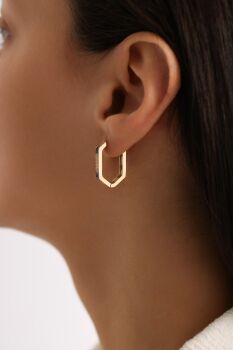 MÖSYÖ SİYAH TAŞLI KÜPE - 2