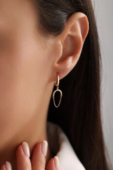 NAL ZİNCİR SALLANTILI KÜPE - 