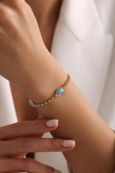 OPAL MAVİSİ 4'LÜ BİLEKLİK - 2