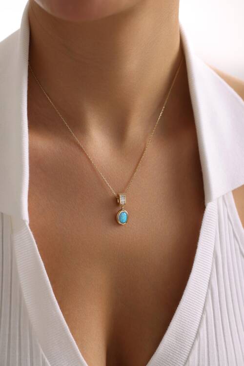 OPAL MAVİSİ OVAL CHARM - 1