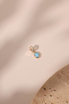 OPAL MAVİSİ OVAL CHARM - 3