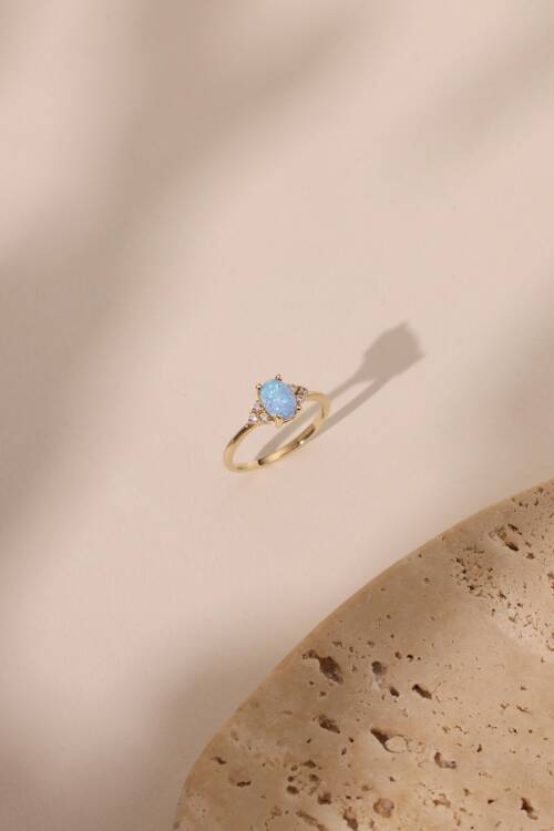 OPAL MAVİSİ YÜZÜK - 3