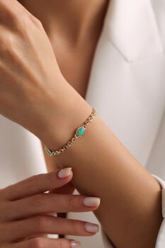 OPAL YEŞİLİ 4'LÜ BİLEKLİK - 2