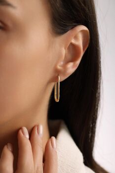 OVAL BÜYÜK BOY KÜPE - 2