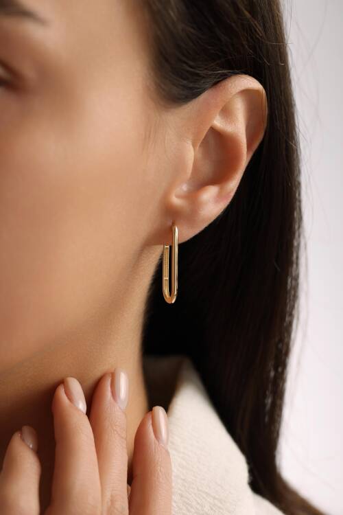 OVAL BÜYÜK BOY KÜPE - 2