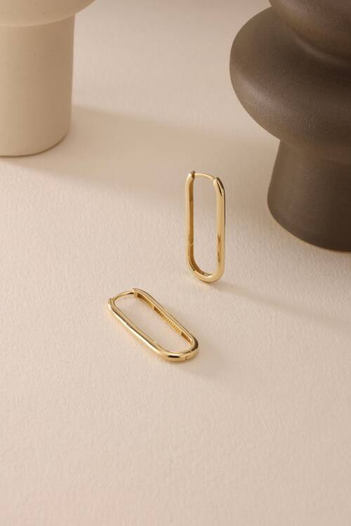 OVAL BÜYÜK BOY KÜPE - 3