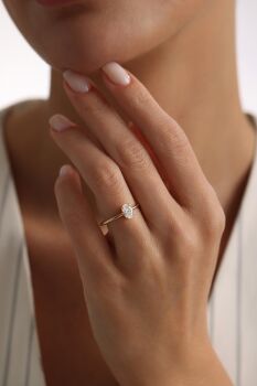 OVAL TAŞLI YÜZÜK - 2