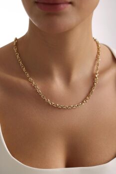 PARLAK HALKALI İTALYAN ZİNCİR - 