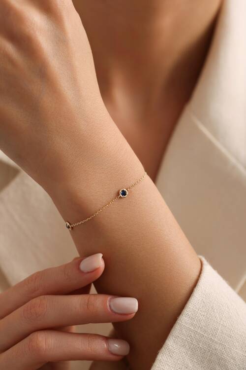 RENKLİ TAŞLI BİLEKLİK - 1