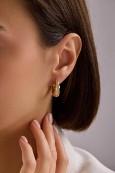 'ROMANTİQUE' TAŞLI KÜPE - 